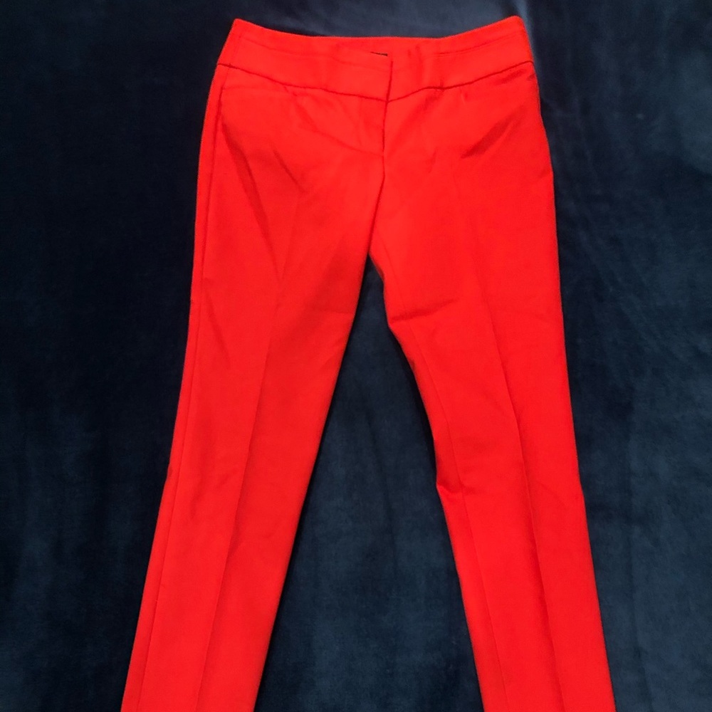 Darling fire engine red ankle pants by Loft